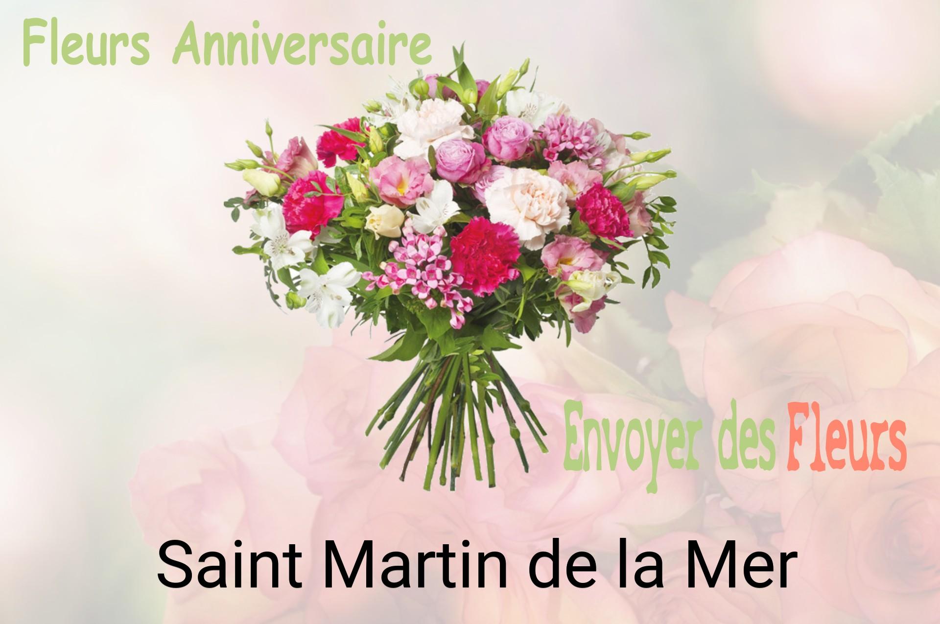 Bouquet de fleurs d’anniversaire livré à Saint-Martin-de-la-Mer