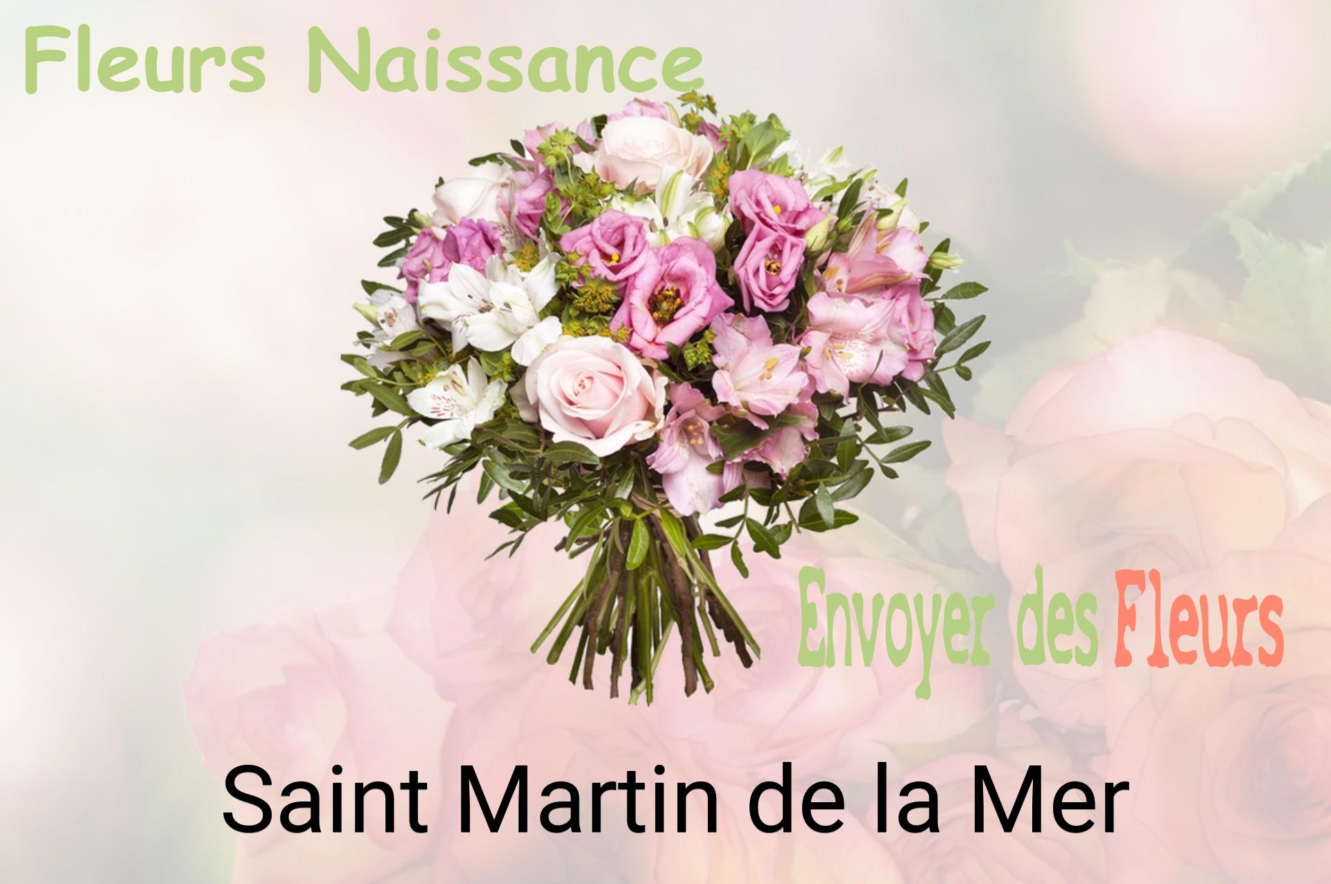 Bouquet de fleurs de naissance livré à Saint-Martin-de-la-Mer