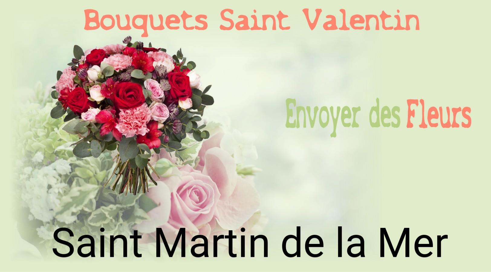 Roses de Saint-Valentin livrées à Saint-Martin-de-la-Mer